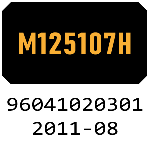 McCulloch M125107H - 96041020301 - 2011-08 Ride On Mower Parts