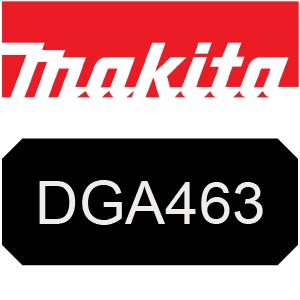 Makita DGA463 115mm Cordless Angle Grinder Parts