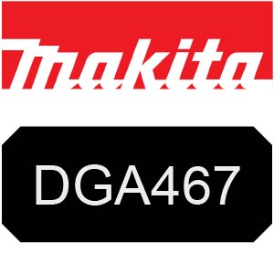 Makita DGA467 115mm Cordless Angle Grinder Parts
