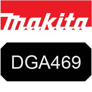 Makita DGA469 115mm Cordless Angle Grinder Parts