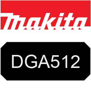 Makita DGA512 125mm Cordless Angle Grinder Parts