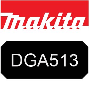 Makita DGA513 125mm Cordless Angle Grinder Parts