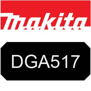 Makita DGA517 125mm Cordless Angle Grinder Parts