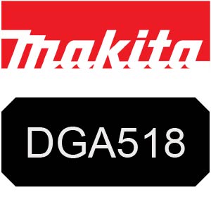 Makita DGA518 125mm Cordless Angle Grinder Parts