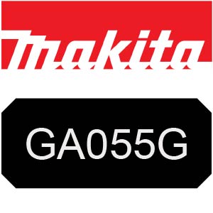 Makita GA055G 125mm Dc Flat-Hd Angle Grinder Parts