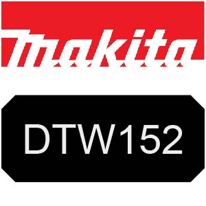 Makita DTW152 Cordless Impact Wrench Parts