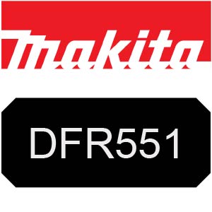 Makita DFR551 Cordless Auto Feed Screwdriver Parts