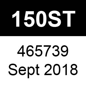 Masport 150ST - 465739 - Sept 2018 Parts