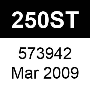 Masport 250ST - 573942 - Mar 2009 Parts