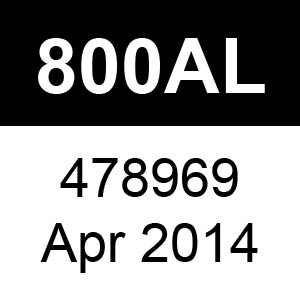 Masport 800AL - 478969 - Apr 2014 Parts