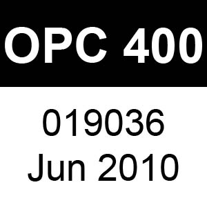 Masport OPC 400 - 019036 - Jun 2010 Parts