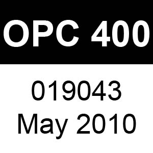 Masport OPC 400 - 019043 - May 2010 Parts