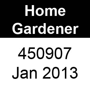 Masport Home Gardener - 450907 - Jan 2013 Parts