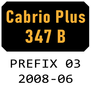McCulloch CABRIO PLUS 347 B PREFIX 03 - 2008-06 Brushcutter Parts