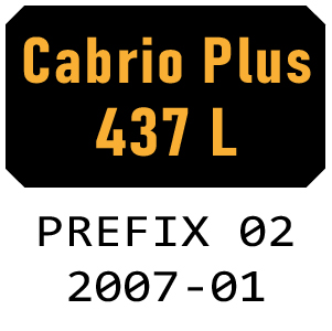 McCulloch CABRIO PLUS 437L PREFIX 02 - 2007-01 Brushcutter Parts