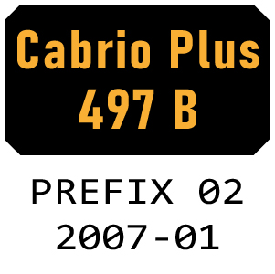 McCulloch CABRIO PLUS 497 B PREFIX 02 - 2007-01 Brushcutter Parts