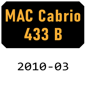 McCulloch MAC CABRIO 433 B - 2010-03 Brushcutter Parts