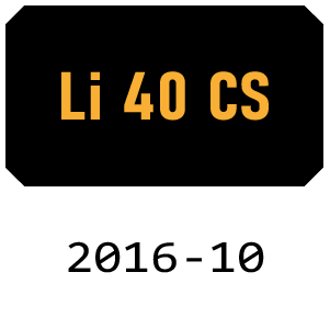 McCulloch Li-40CS - 2016-10 Chainsaw Parts