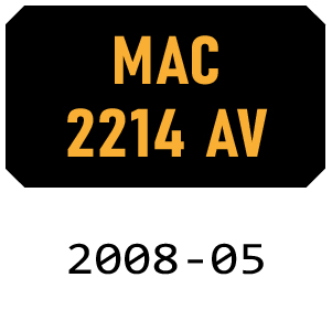 McCulloch MAC 2214 AV - 2008-05 Chainsaw Parts
