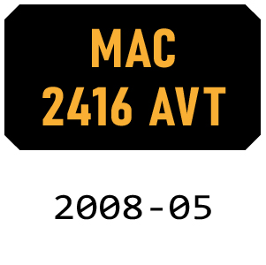 McCulloch MAC 2416 AVT - 2008-05 Chainsaw Parts
