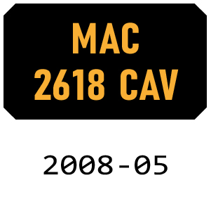 McCulloch MAC 2618 CAV - 2008-05 Chainsaw Parts