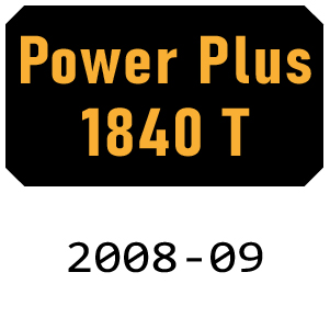 McCulloch Power Plus 1840 T - 2008-09 Chainsaw Parts