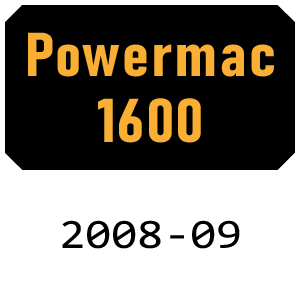 McCulloch Powermac 1600 - 2008-09 Chainsaw Parts