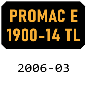 McCulloch PROMAC E 1900-14 TL - 2006-03 Chainsaw Parts