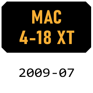 McCulloch MAC 4-18 XT - 2009-07 Chainsaw Parts