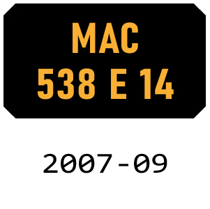 McCulloch MAC 538 E 14 - 2007-09 Chainsaw Parts