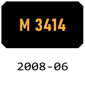 McCulloch M3414 - 2008-06 Chainsaw Parts
