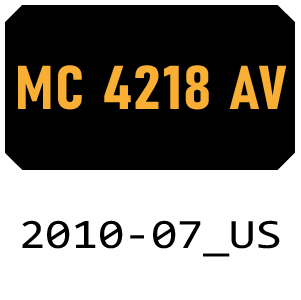 McCulloch MC 4218 AV - 2010-07_US Chainsaw Parts