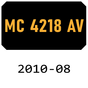 McCulloch MC 4218 AV - 2010-08 Chainsaw Parts