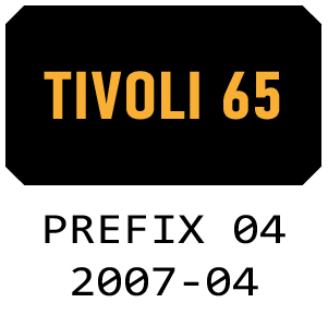 McCulloch TIVOLI 65 - PREFIX 04 - 2007-04 Hedge Trimmer Parts