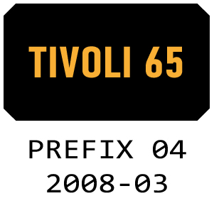 McCulloch Tivoli 65 - Prefix 04 - 2008-03 Hedge Trimmer Parts