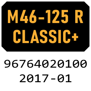 McCulloch M46-125 R CLASSIC+ - 96764020100 - 2017-01 Rotary Mower Parts