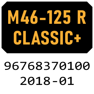 McCulloch M46-125 R CLASSIC+ - 96768370100 - 2018-01 Rotary Mower Parts