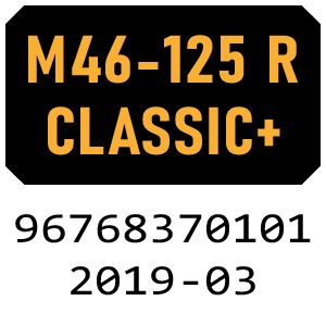 McCulloch M46-125 R Classic+ - 96768370101 - 2019-03 Rotary Mower Parts