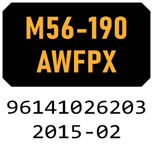 McCulloch M56-190AWFPX - 96141026203 - 2015-02 Rotary Mower Parts