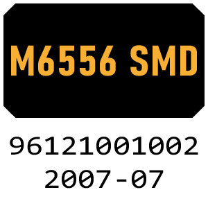 McCulloch M6556 SMD - 96121001002 - 2007-07 Rotary Mower Parts