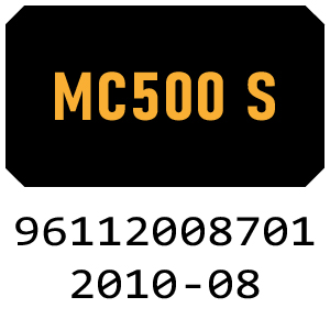 McCulloch MC500 S - 96112008701 - 2010-08 Rotary Mower Parts