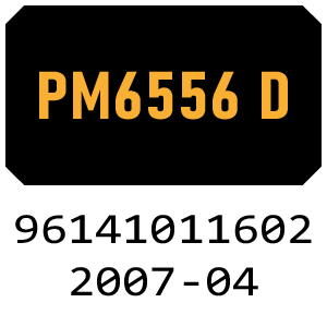 McCulloch PM6556 D - 96141011602 - 2007-04 Rotary Mower Parts
