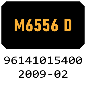 McCulloch M6556D - 96141015400 - 2009-02 Rotary Mower Parts