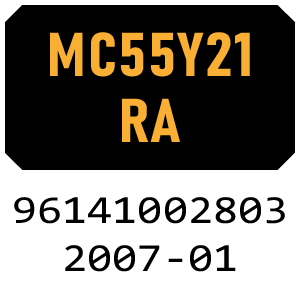 McCulloch MC55Y21 RA - 96141002803 - 2007-01 Rotary Mower Parts