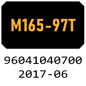 McCulloch M165-97T - 96041040700 - 2017-06 Ride On Mower Parts