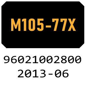 McCulloch M105-77X - 96021002800 - 2013-06 Ride On Mower Parts
