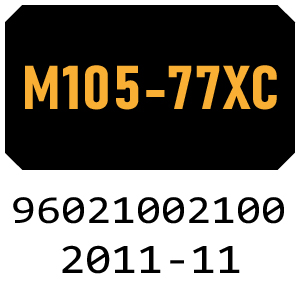 McCulloch M105-77XC - 96021002100 - 2011-11 Ride On Mower Parts