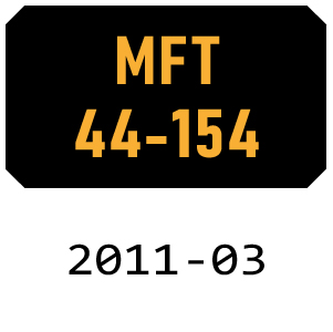 McCulloch MFT 44-154 - 2011-03 Tiller Parts