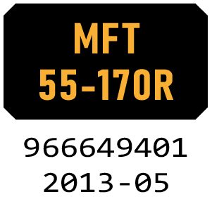 McCulloch MFT 55-170R - 966649401 - 2013-05 Tiller Parts