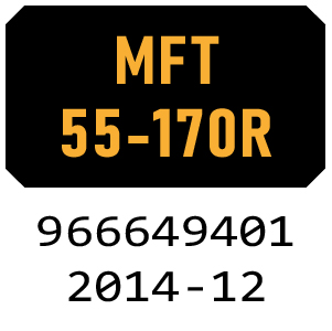 McCulloch MFT 55-170R - 966649401 - 2014-12 Tiller Parts